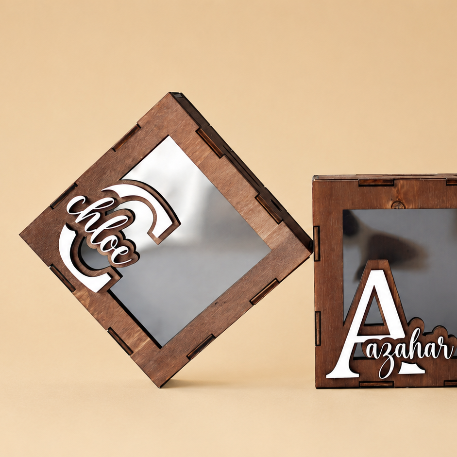 Hucha personalizada con nombre