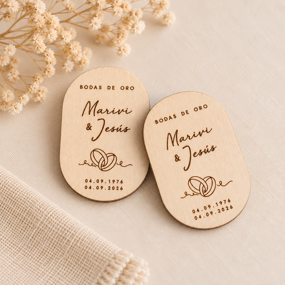 Imanes Bodas de Oro