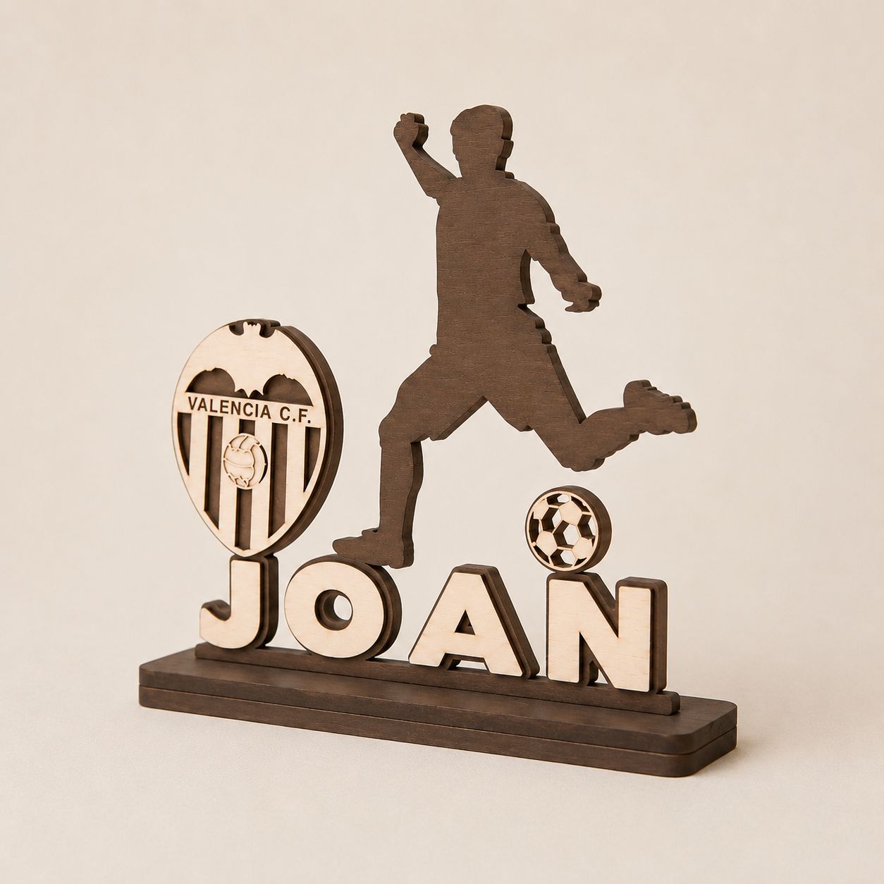 Jugador fútbol Valencia personalizado