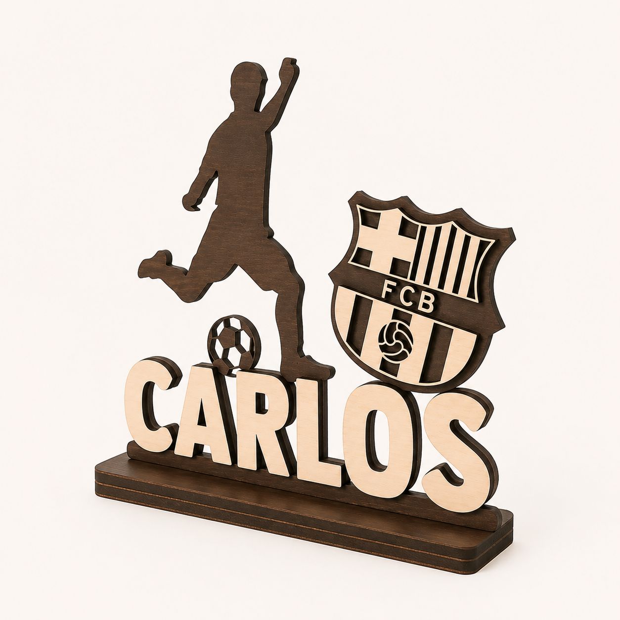 Jugador fútbol Barcelona personalizado