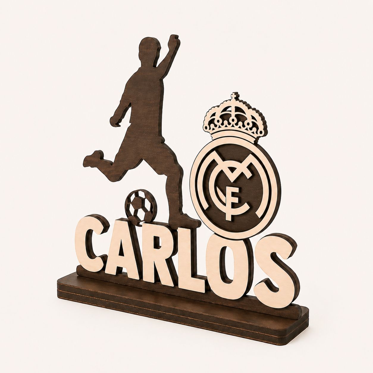 Jugador fútbol Real Madrid personalizado