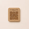 Soporte QR madera mdf