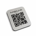 Soporte QR bicapa metalizado