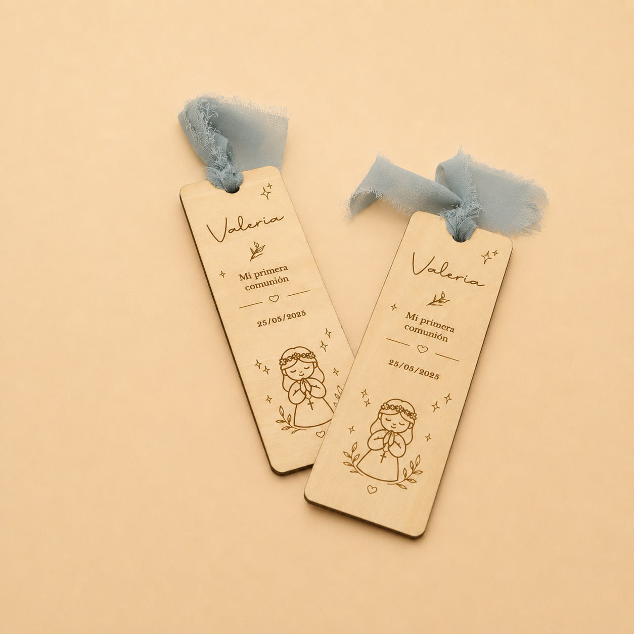 Marcapaginas personalizado madera
