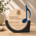 Placa Conmemorativa Personalizada de Madera