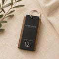 Llavero para hoteles personalizado madera y acrílico