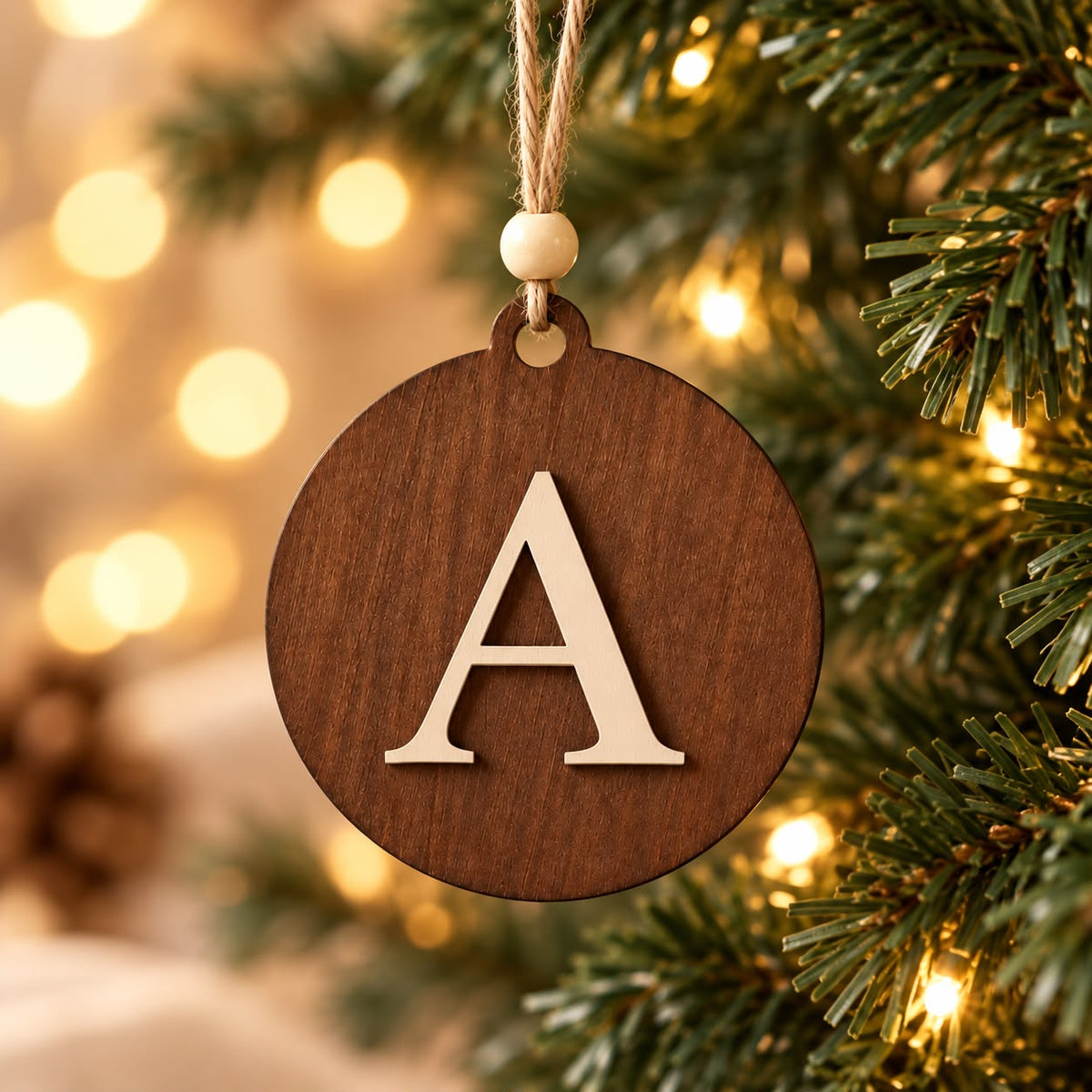 Bola árbol navidad inicial