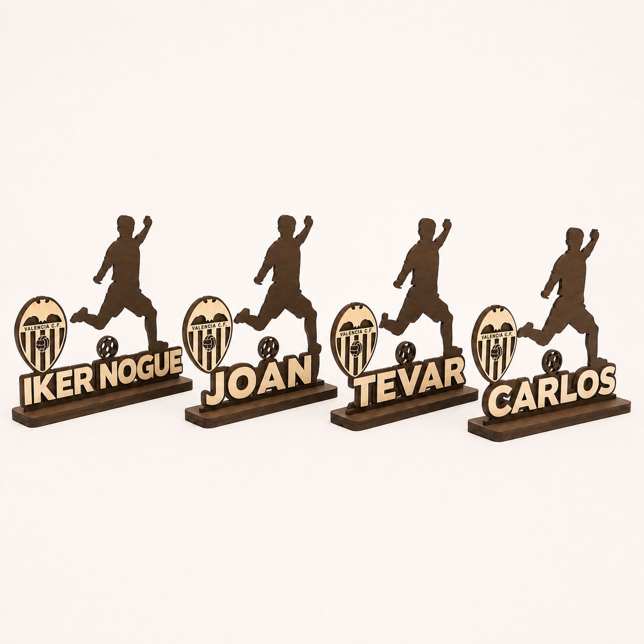 Jugador fútbol Valencia personalizado